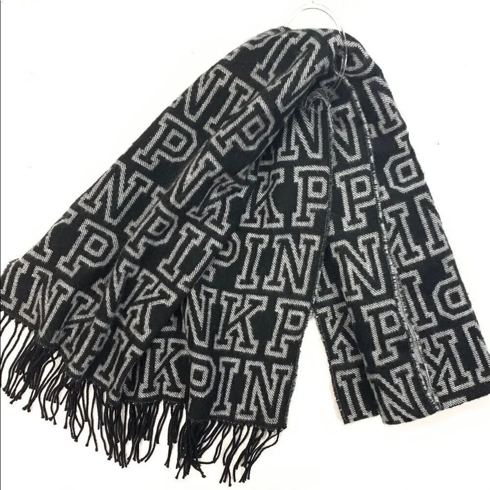 Victorias Secret PINK Cozy Blanket Large Scarf - Picture 2 of 7